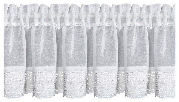 Záclona LARI bílá růže, 30x150 cm