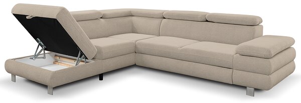 Sedací souprava CONTI NEW | 226x276 cm | LEVÁ | rozkládací + úložný prostor | VÝBĚR TKANIN