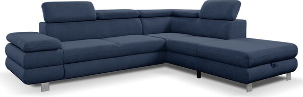 Sedací souprava CONTI NEW | 276x226 cm | PRAVÁ | rozkládací + úložný prostor | VÝBĚR TKANIN
