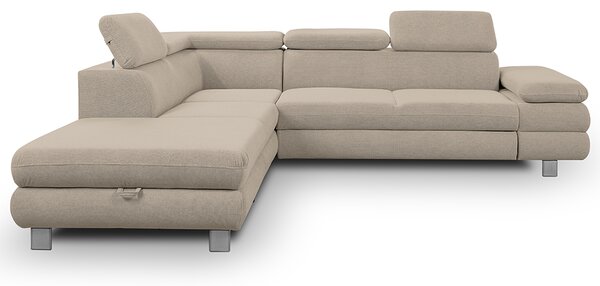 Sedací souprava CONTI NEW | 226x276 cm | LEVÁ | rozkládací + úložný prostor | VÝBĚR TKANIN