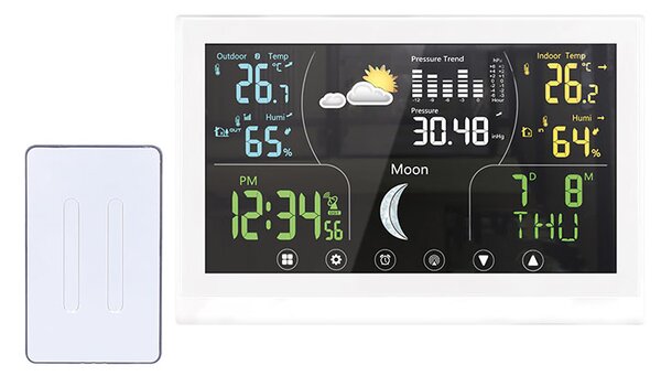 SOLIGHT Domácí meteostanice TE110W, bílá