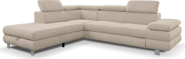 Sedací souprava CONTI NEW | 226x276 cm | LEVÁ | rozkládací + úložný prostor | VÝBĚR TKANIN