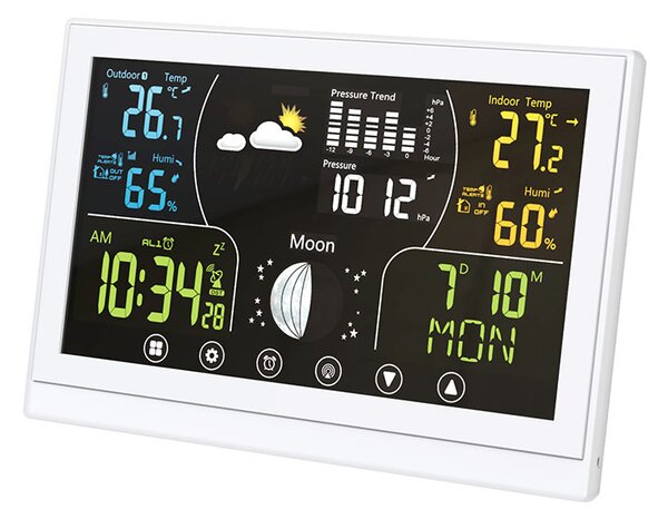 SOLIGHT Domácí meteostanice TE110W, bílá
