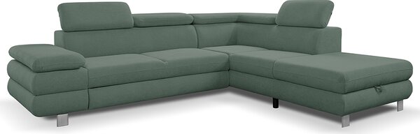 Sedací souprava CONTI NEW | 276x226 cm | PRAVÁ | rozkládací + úložný prostor | VÝBĚR TKANIN
