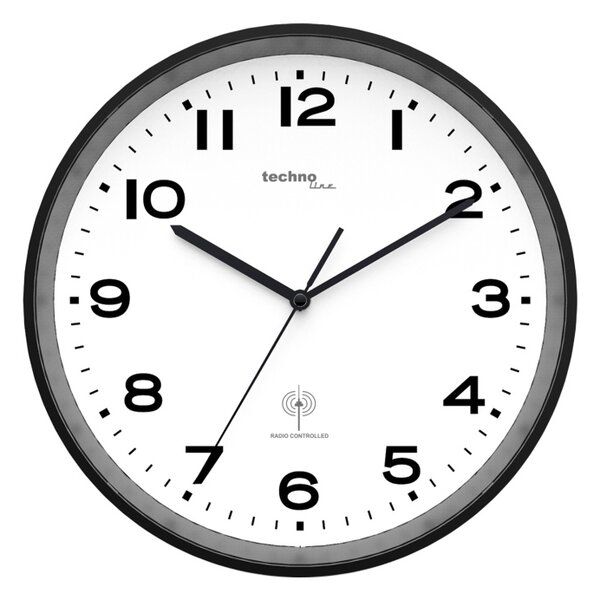 TechnoLine Nástěnné hodiny WT 8500 black