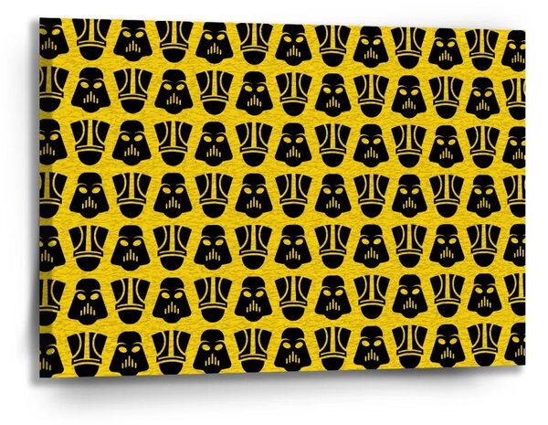 Sablio Obraz Star Wars Stormtroopeři Pattern na žluté - 90x60 cm