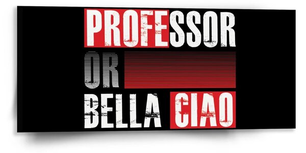 Sablio Obraz La Casa de Papel Professor or Bella Ciao motiv 3 - 110x50 cm