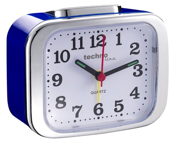 TechnoLine Analogový budík Modell XL blue