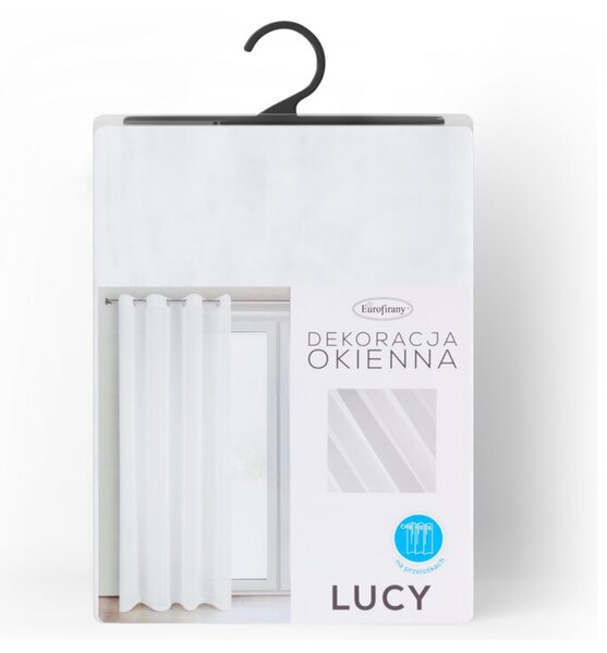 Záclona LUCY 2 bílá, 400x150 cm