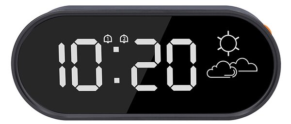 SOLIGHT Hodiny s předpovědí počasí, USB port