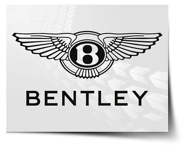 Sablio Plakát Bentley na bílé - 60x40 cm