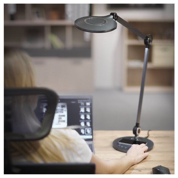 Stolní LED lampa KAREN černá