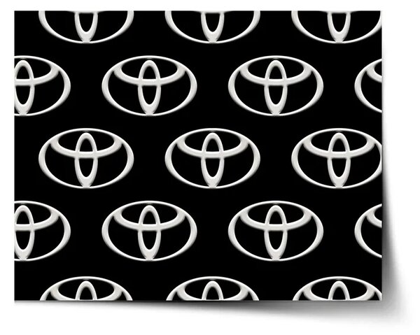 Sablio Plakát Toyota Pattern - 60x40 cm