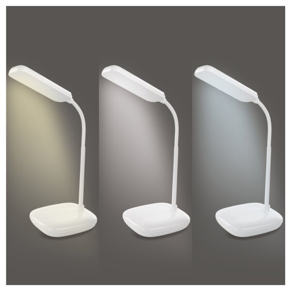 Stolní LED lampa MOLLY bílá