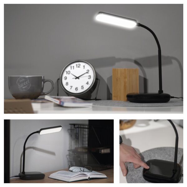 Stolní LED lampa MOLLY černá