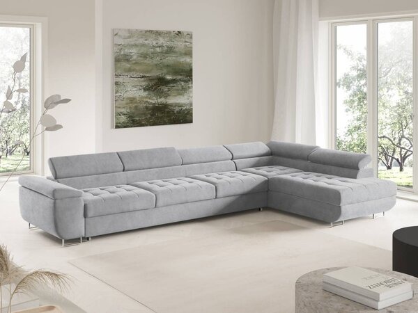 Rozkládací sedací souprava do L Taylor XL - Monolith 84 Varianta: Pravá