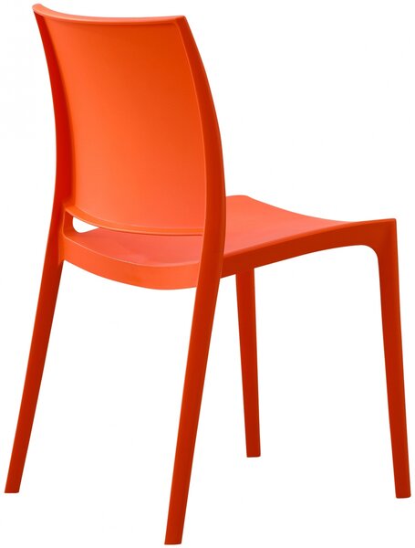 2x Židle Meton - Oranžová