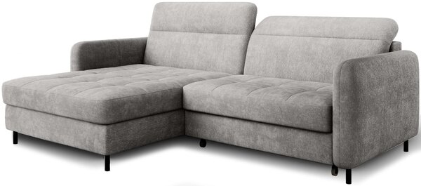 Elegantní rozkládací sedací souprava ZULEYKA - šedá 3, levý roh