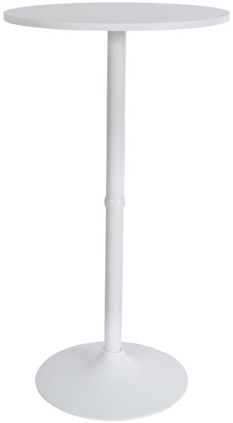 Barový stůl kulatý DS25199, bílý / rám bílý - v108 x Ø60 cm