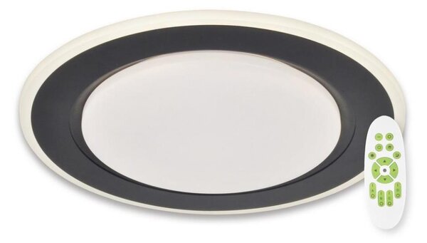 Top Light - LED Stmívatelné stropní svítidlo NORMAN LED/51W/230V černá + DO