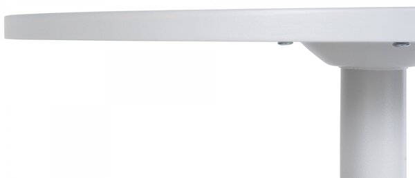 Barový stůl kulatý DS25199, bílý / rám bílý - v108 x Ø60 cm