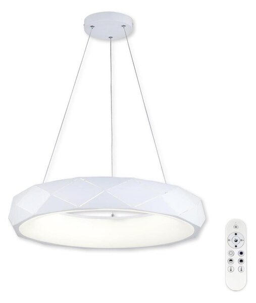 Top Light - LED Stmívatelný lustr na lanku APOLO LED/45W/230V bílá + DO