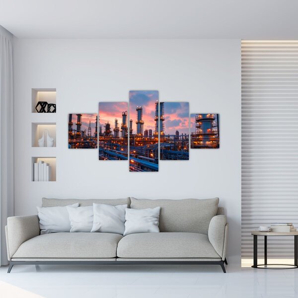 Obraz - Průmyslový závod (125x70 cm)