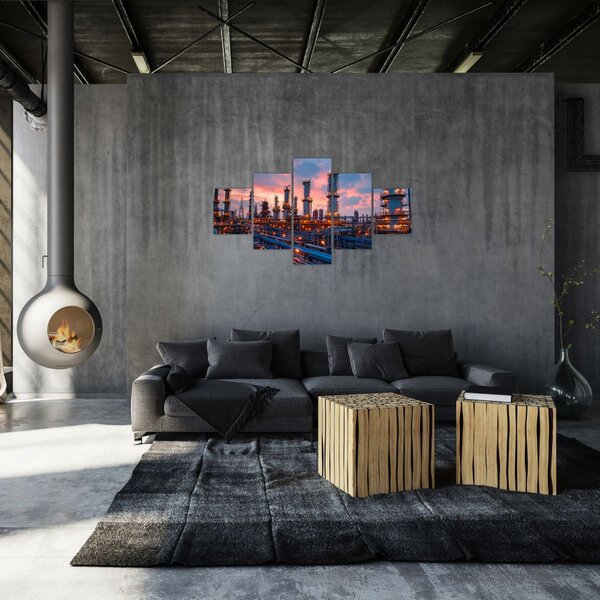 Obraz - Průmyslový závod (125x70 cm)