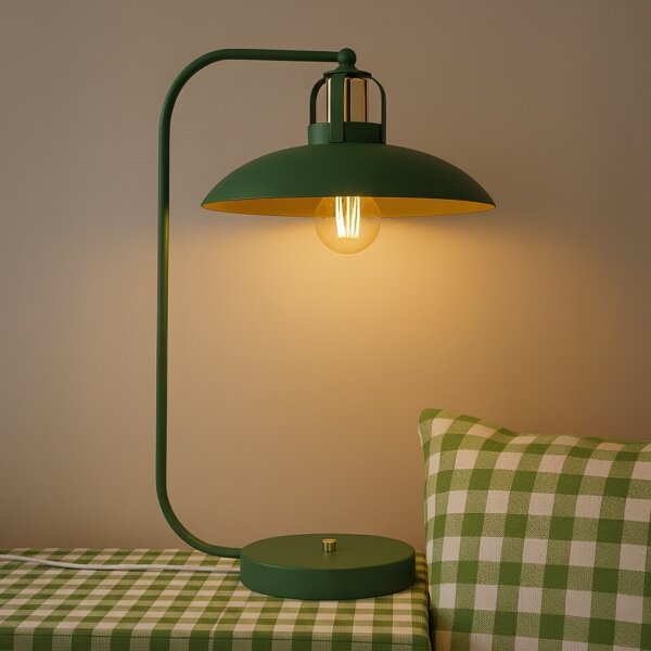 Stolní lampa FELIX 1xE27/60W/230V zelená