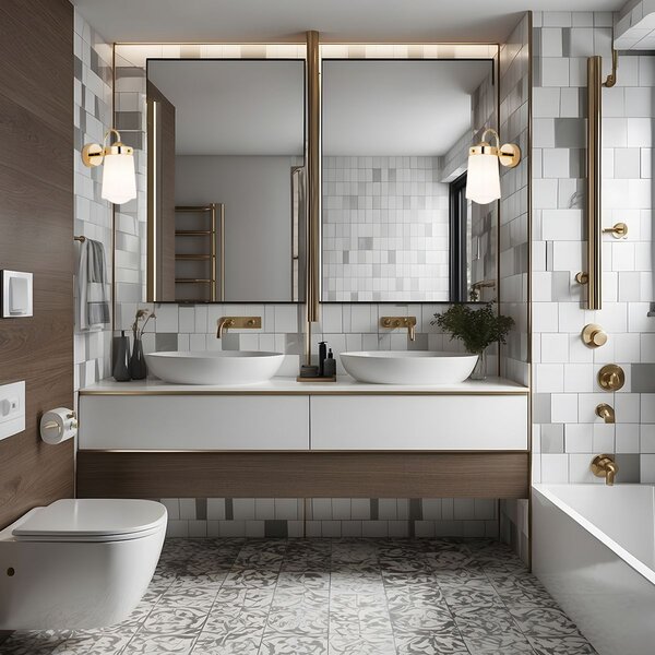 Argon Pasadena nástěnné svítidlo 1x15 W bílá-mosaz 4717