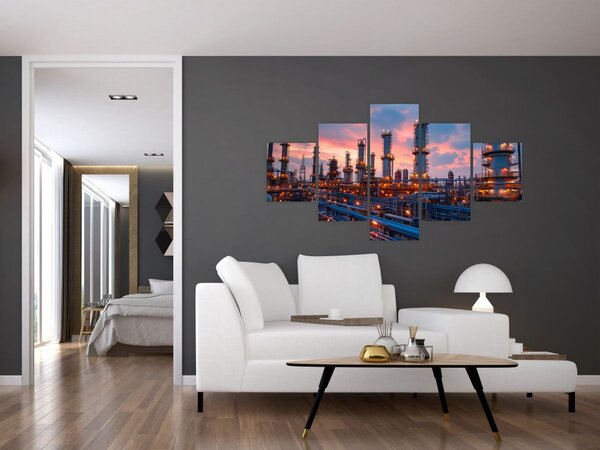 Obraz - Průmyslový závod (125x70 cm)