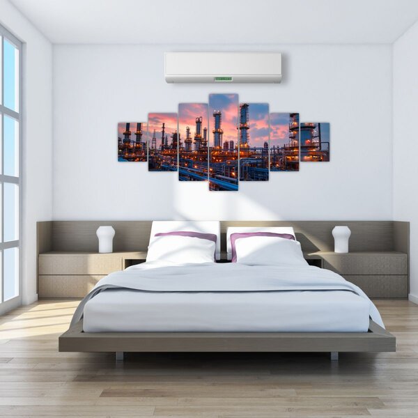 Obraz - Průmyslový závod (210x100 cm)