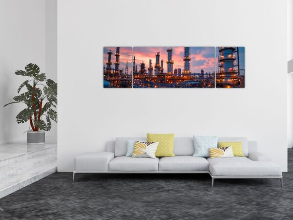 Obraz - Průmyslový závod (170x50 cm)