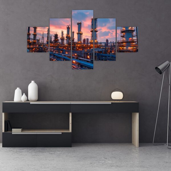 Obraz - Průmyslový závod (125x70 cm)