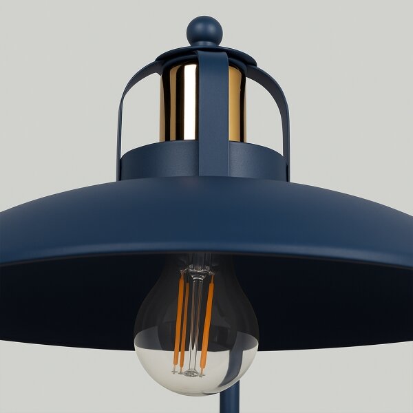 Stolní lampa FELIX 1xE27/60W/230V modrá