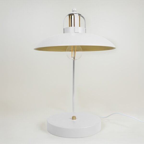 Brilagi - LED Stolní lampa FLAMENGO 1xE27/60W/230V bílá