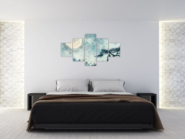 Obraz - Malba úplňku (125x70 cm)