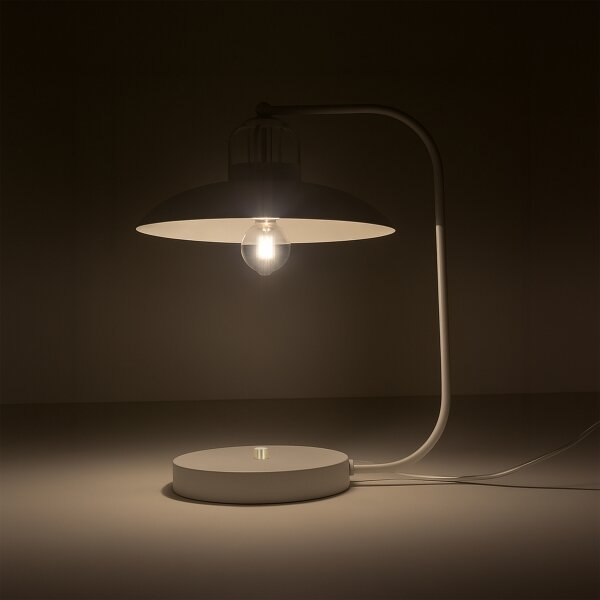 Brilagi - LED Stolní lampa FLAMENGO 1xE27/60W/230V bílá