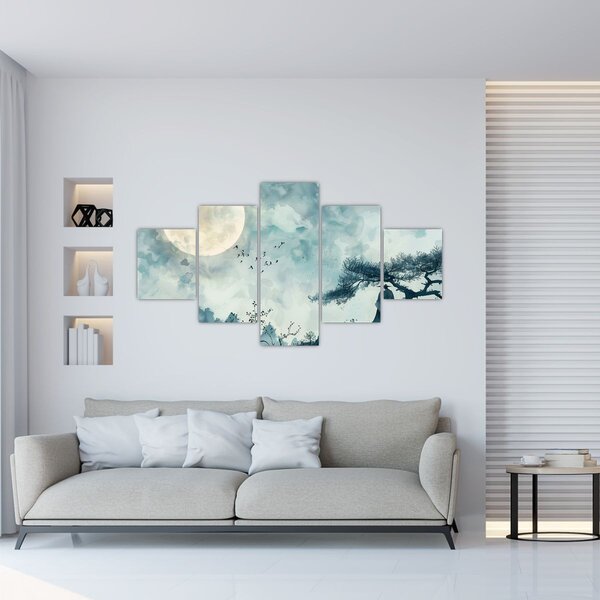 Obraz - Malba úplňku (125x70 cm)