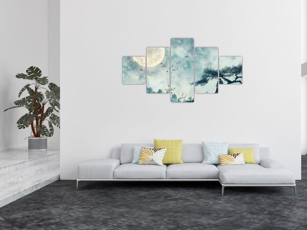 Obraz - Malba úplňku (125x70 cm)
