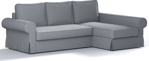 Potah na pohovku IKEA Backabro rozkládací se šezlongem barva šedá