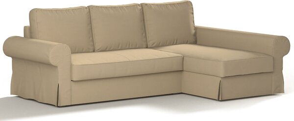 Potah na pohovku IKEA Backabro rozkládací se šezlongem barva béžová