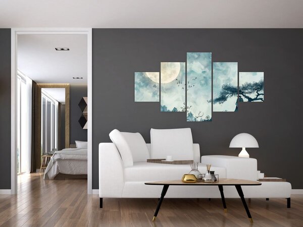 Obraz - Malba úplňku (125x70 cm)