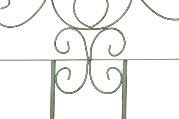 2x Mřížka na popínavé rostliny Paula - 180 x 85,5 cm - Zelená antik