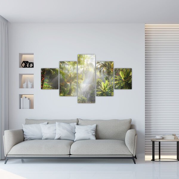 Obraz - Tropický deštný prales (125x70 cm)