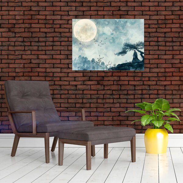 Obraz - Malba úplňku (70x50 cm)