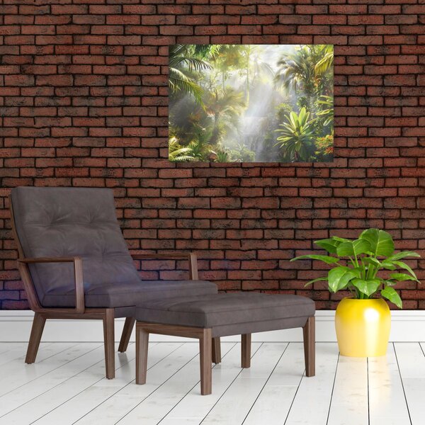 Obraz - Tropický deštný prales (70x50 cm)