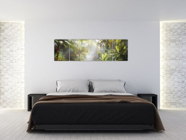 Obraz - Tropický deštný prales (170x50 cm)