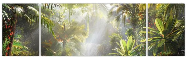 Obraz - Tropický deštný prales (170x50 cm)