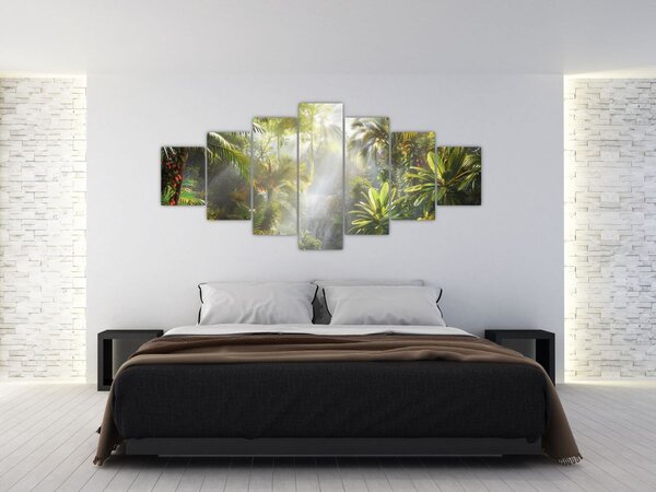Obraz - Tropický deštný prales (210x100 cm)